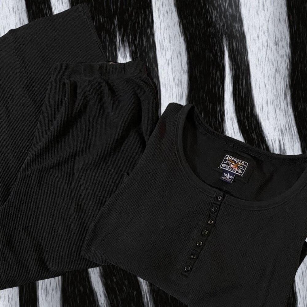 American Living Women's Black Pajama Set